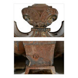 Nineteenth century cast iron window