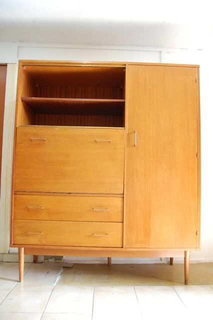Cabinet / Secretary / closet vintage 50/60s
