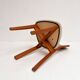 Set of 4 Danish design chairs by Gramrode from the 1970s