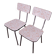 Ensemble de deux chaises vintage Umakart