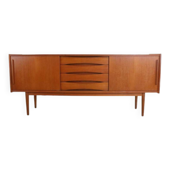 Buffet MCM vintage en teck du milieu du siècle 'Agerso' | 188,5 cm