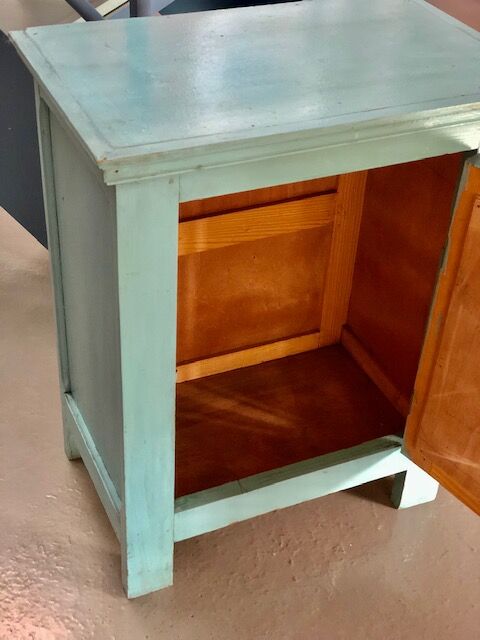 Armoire vitrine de toilette à poser