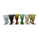 Biot: magnificent series of 12 bubble glasses in 6 different colors