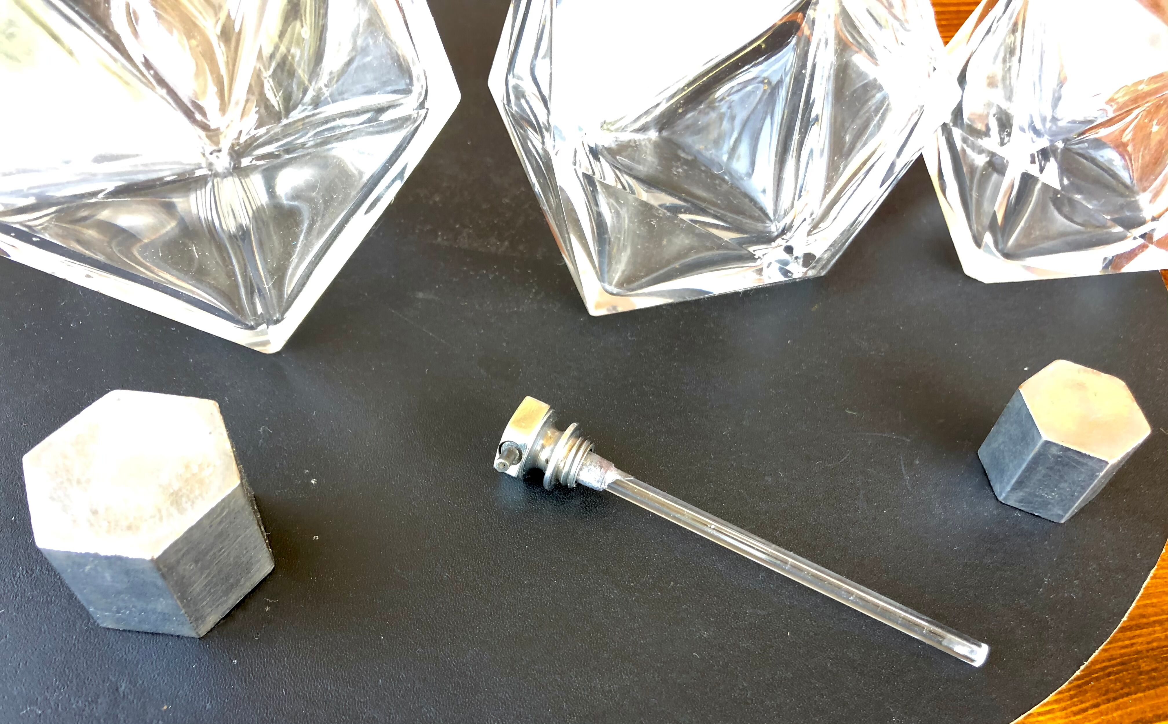 Set of 4 vintage perfume bottles