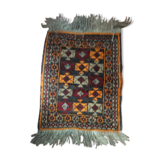 Handmade wool carpet 47x78cm