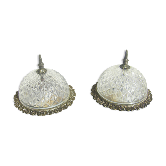 Pair of vintage ceiling lights