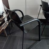 Thonet S320 black chairs
