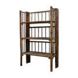 Foldable bookcase in bamboo