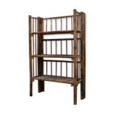 Foldable bookcase in bamboo