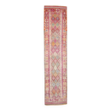 Tapis de couloir turc rose 3x13, 94x409 cm