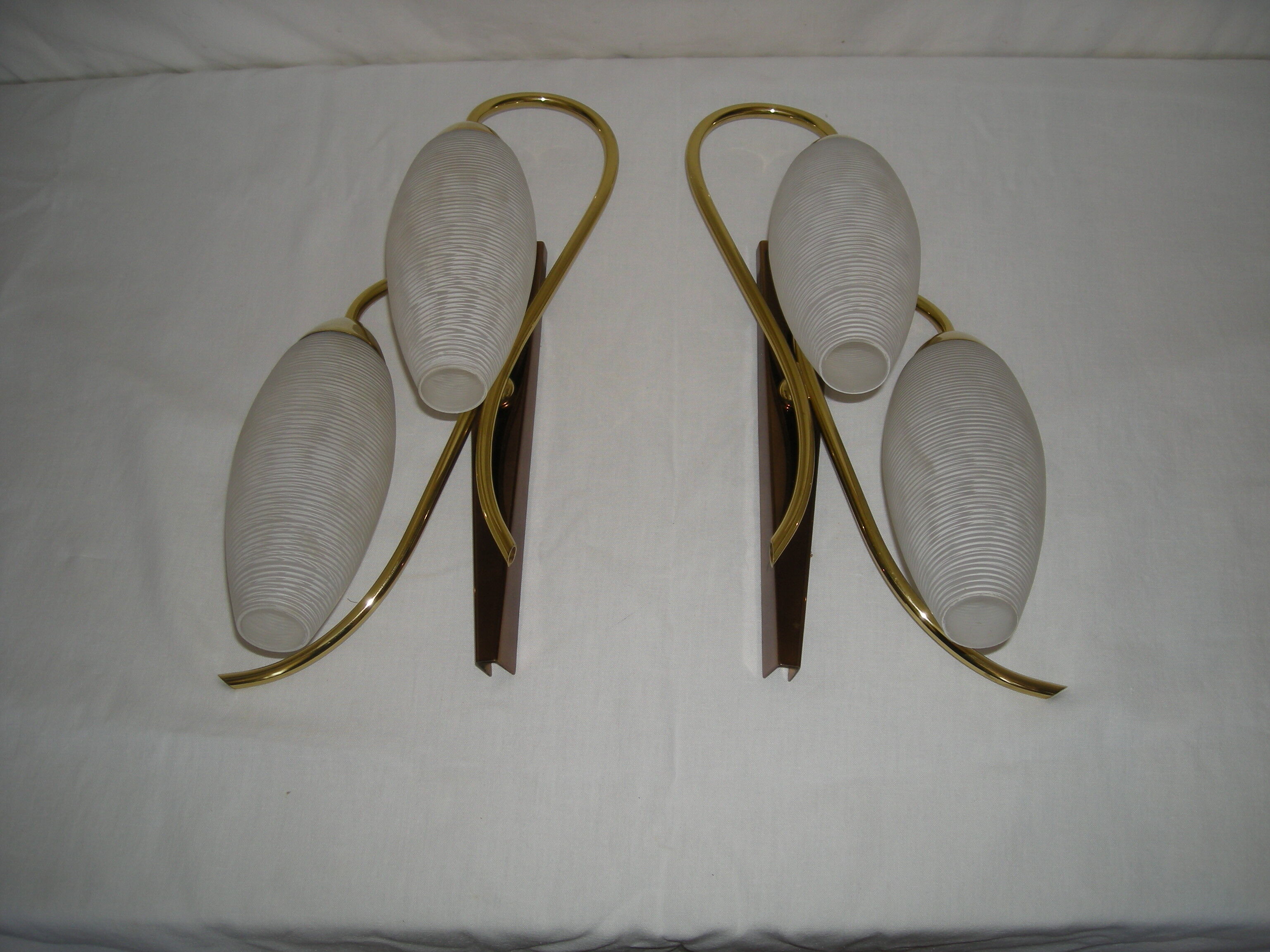 Pair of double sconces from the 50s