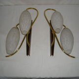 Pair of double sconces from the 50s