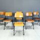 Post modern plywood dining chairs, 1970s