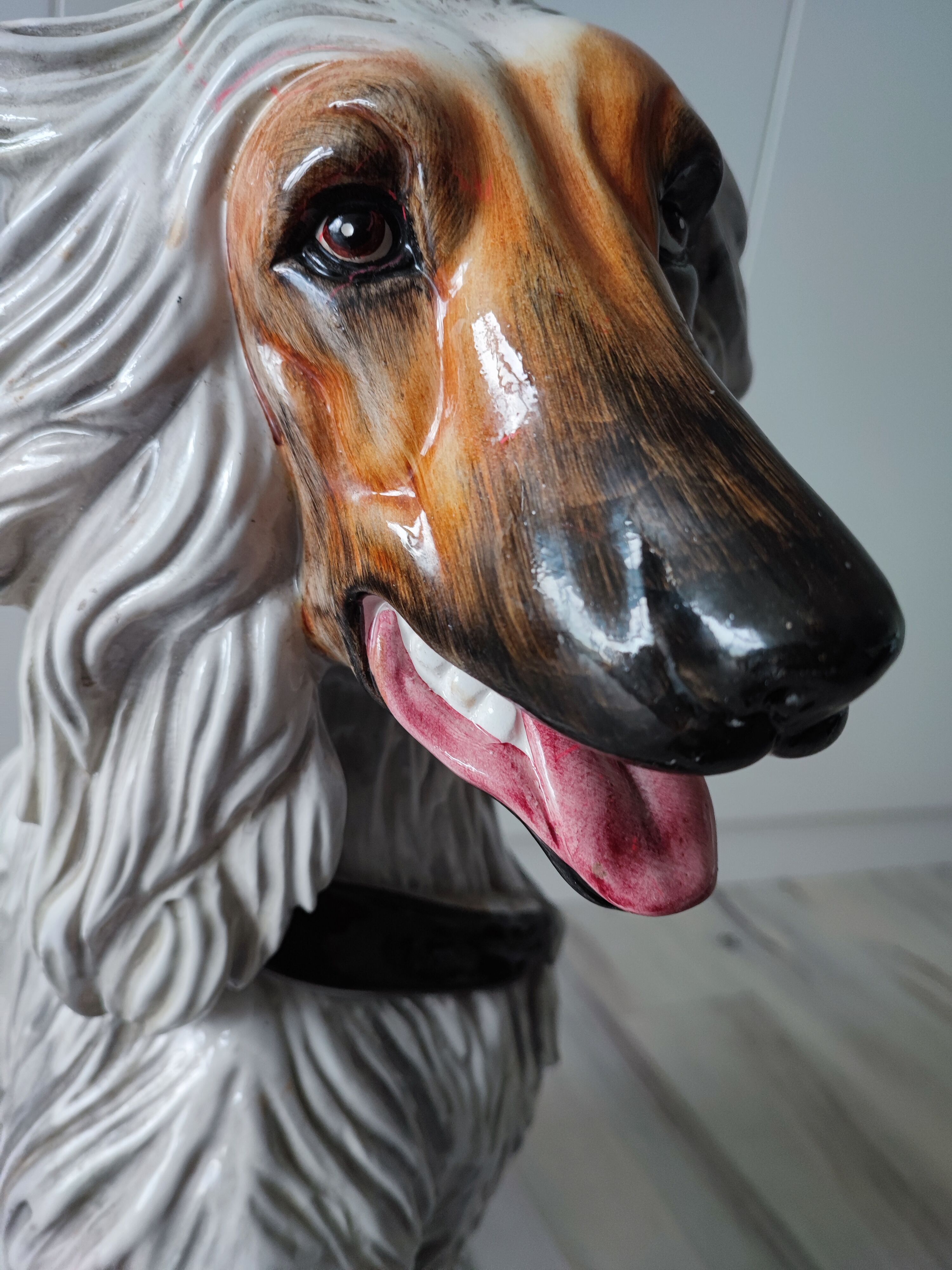 Céramique chien lévrier