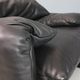 Vico Magistretti Maralunga Black Leather Lounge Chair for Cassina, 1980s