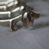 Set of 12 rests dachshund knives