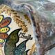 Pichet Paul Fouillen faience de Quimper decor geometrique signe