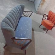 Couch set / 2 chairs Scandinavian 50s/60s cocktail