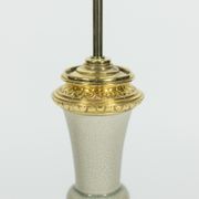 Lamp in bronze and celadon porcelain, circa 1880