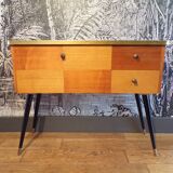 Vintage console table on legs