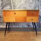 Meuble vintage console sur pieds