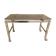 Table basse sur roulette 1970 chrome et verre fumé