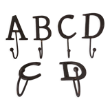 Hooks Wrought iron letters