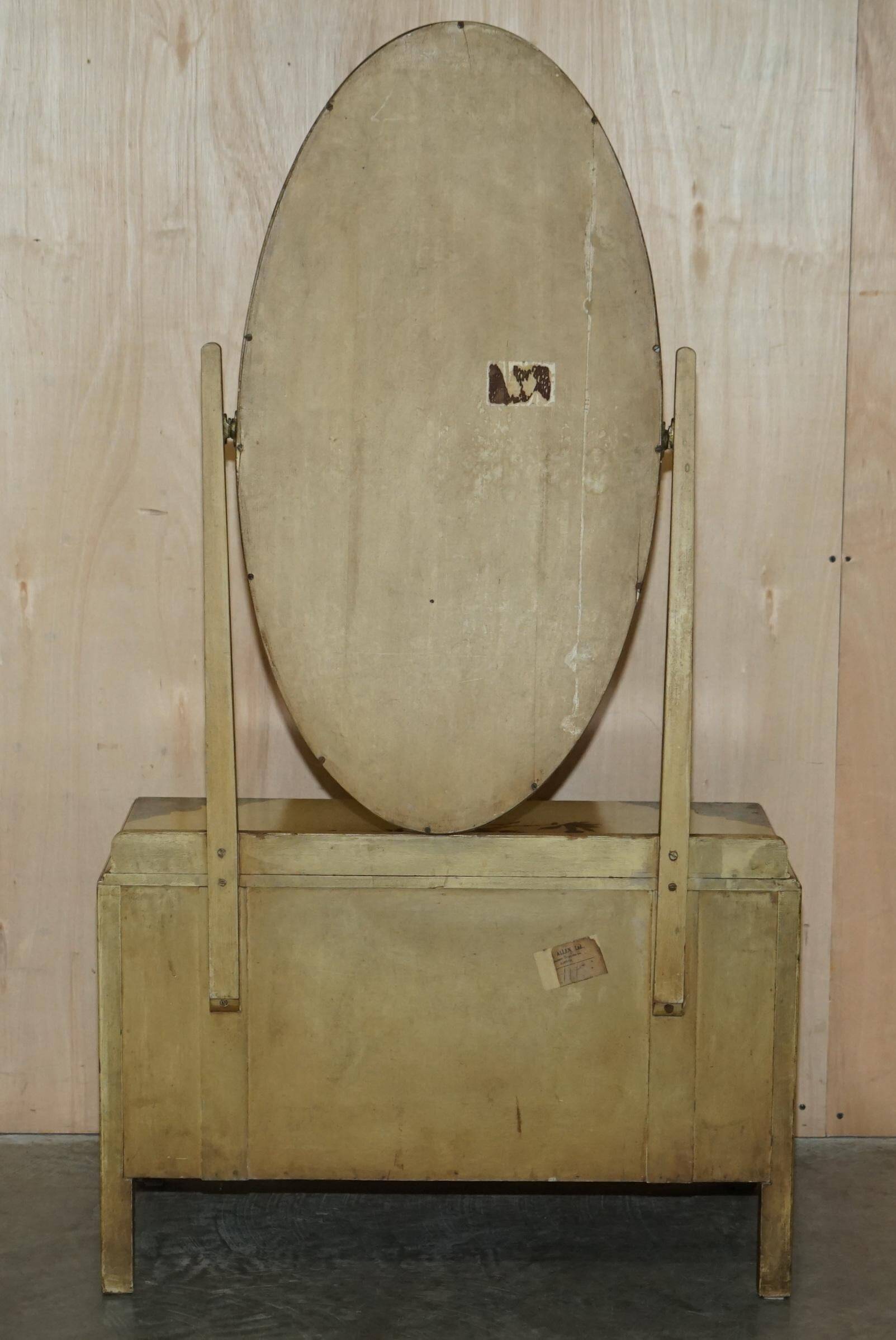 Vintage Chinoiserie Commode with Edwardian Style Mirror