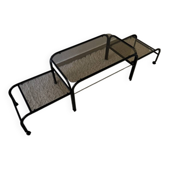 Table basse extensible design Memphis années 80