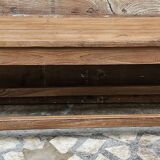 Old Burmese teak bench