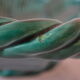 Ceramic fruit cup braid vintage years 60 fpp vallauris