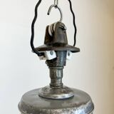 Industrial Grey Enamel Pendant Lamp from Siemens, 1930s
