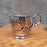 Christofle Gallia silver plated cup and saucer