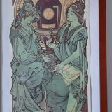 Benedictine advertising poster " Mucha "