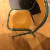 Paire de chaises d'écolier