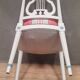 Chaise style Louis XVI laquée dossier lyre