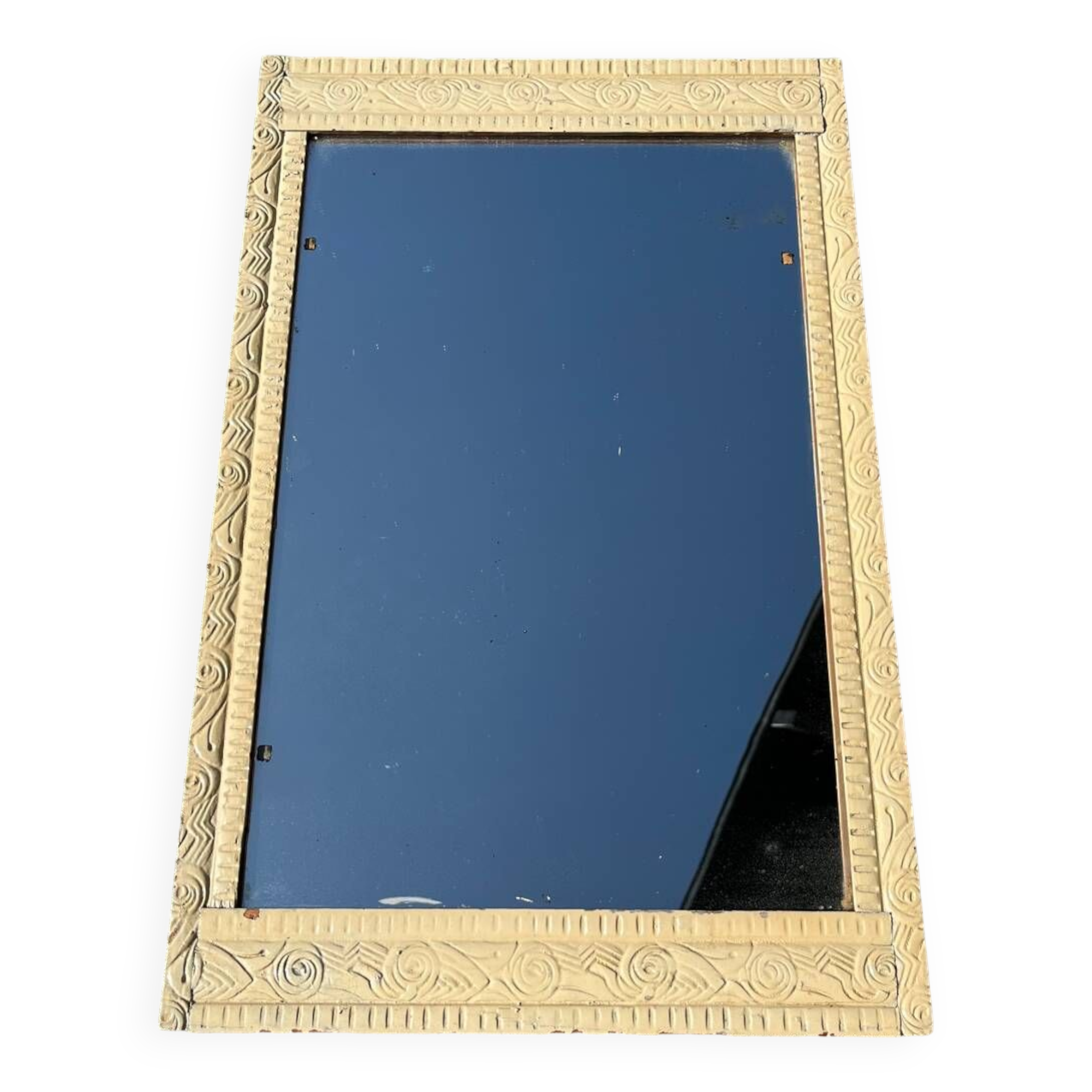 Art deco wooden mirror