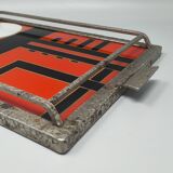 1930s Exquisite Art Deco Geometric Tray. Made in France