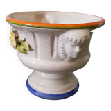 Pot cover in slip and ceramic 60s 70s