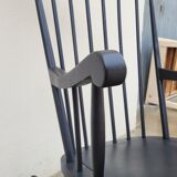Vintage rocking chair rocking chair 1950 black