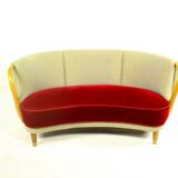 Danish Banana Sofa By N.A. Jørgensen Møbelfabrik, 1950s
