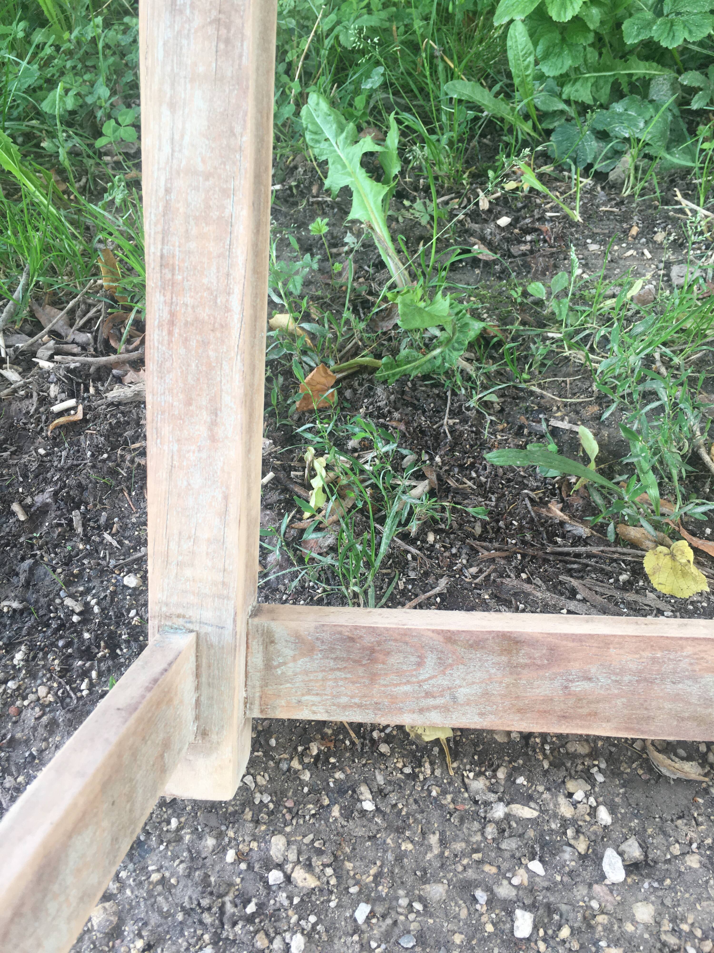 Wooden workshop stool