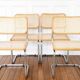 4 Cesca B32 Breuer Chairs Made in Italy - Seat caning redone