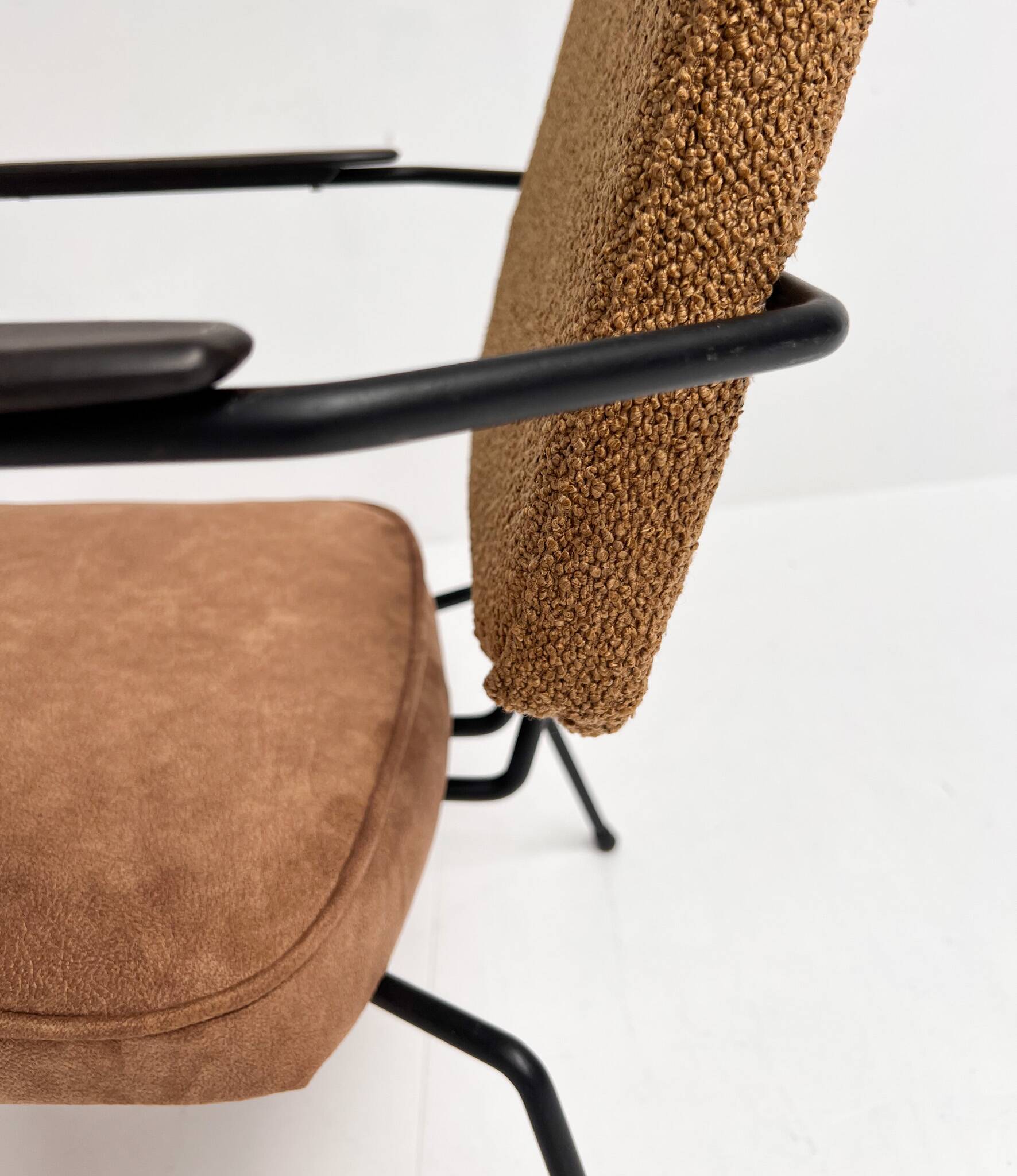 Model 5002 armchair with table by Rudolf Wolf for Elsrijk, 1950s