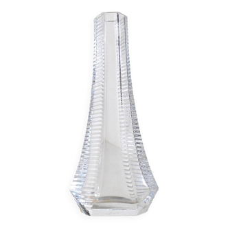 Baccarat crystal vase, 1970s