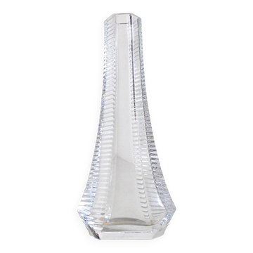 Vase en cristal Baccarat, années 70