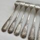 Set de 8 fourchettes en métal argenté sfam