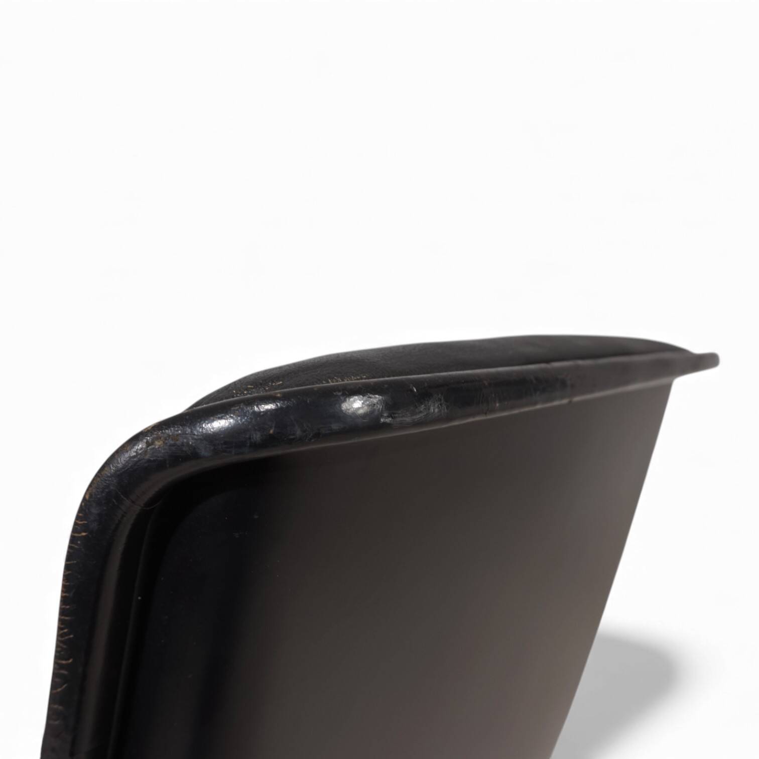 Swivel conference/dining chair in leather Wilkhahn Delta, by Delta Group, 1960