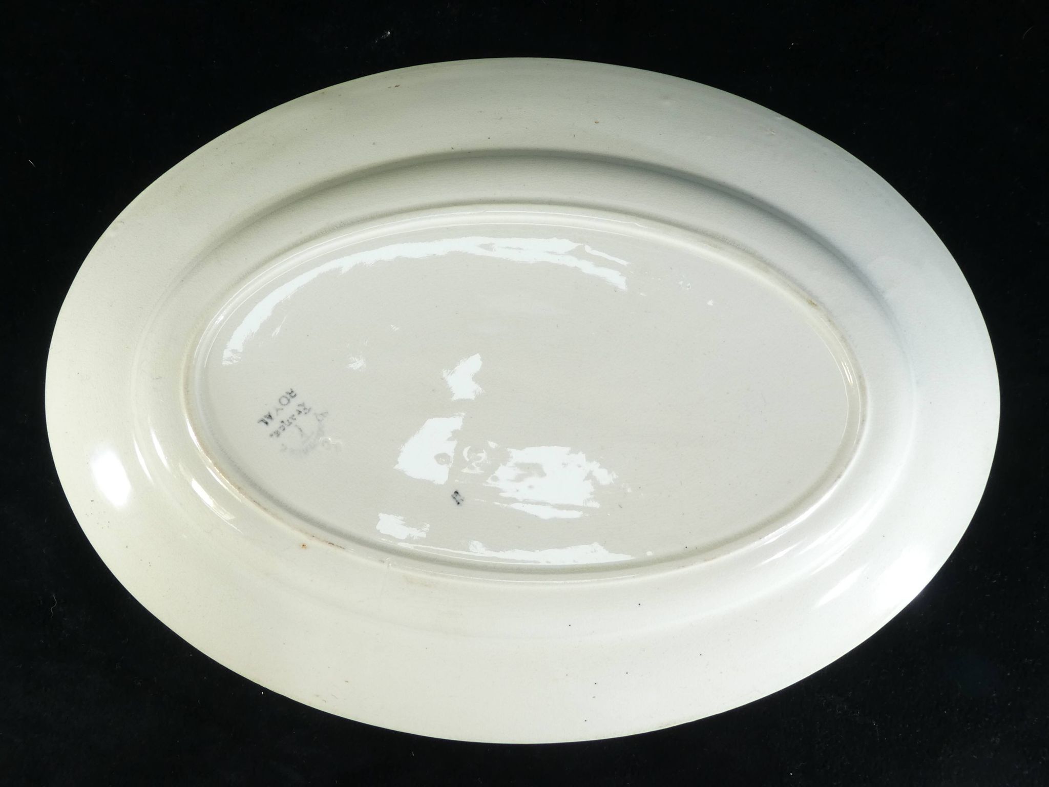 Plat ovale Badonviller modele Royal