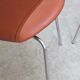 'Series 7' chairs in cognac leather by Arne Jacobsen for Fritz Hansen, 1955
